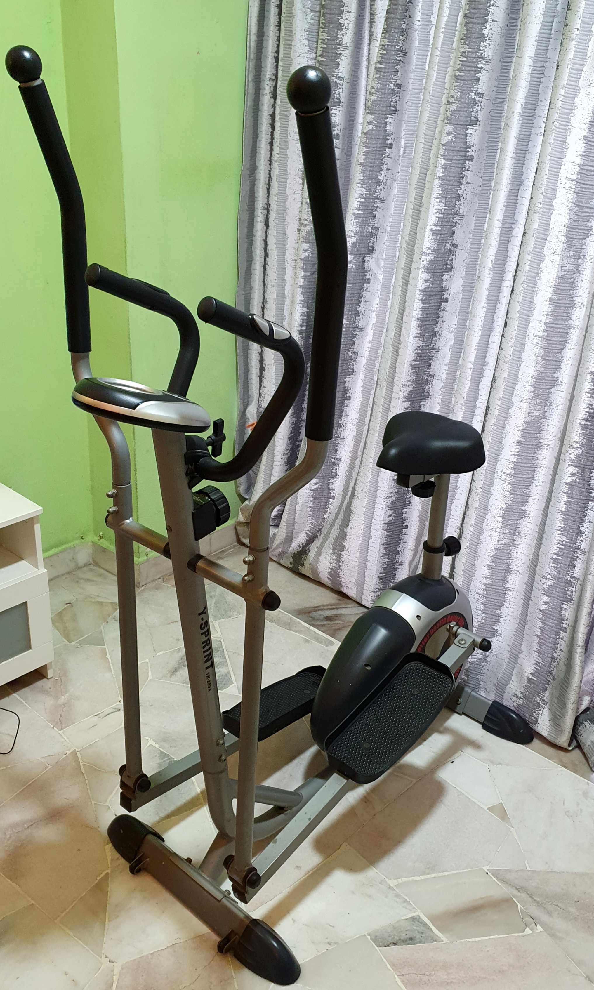 Magnetic Power 2 in 1 Elliptical Bike Cross Trainer Takasima TK 280A
