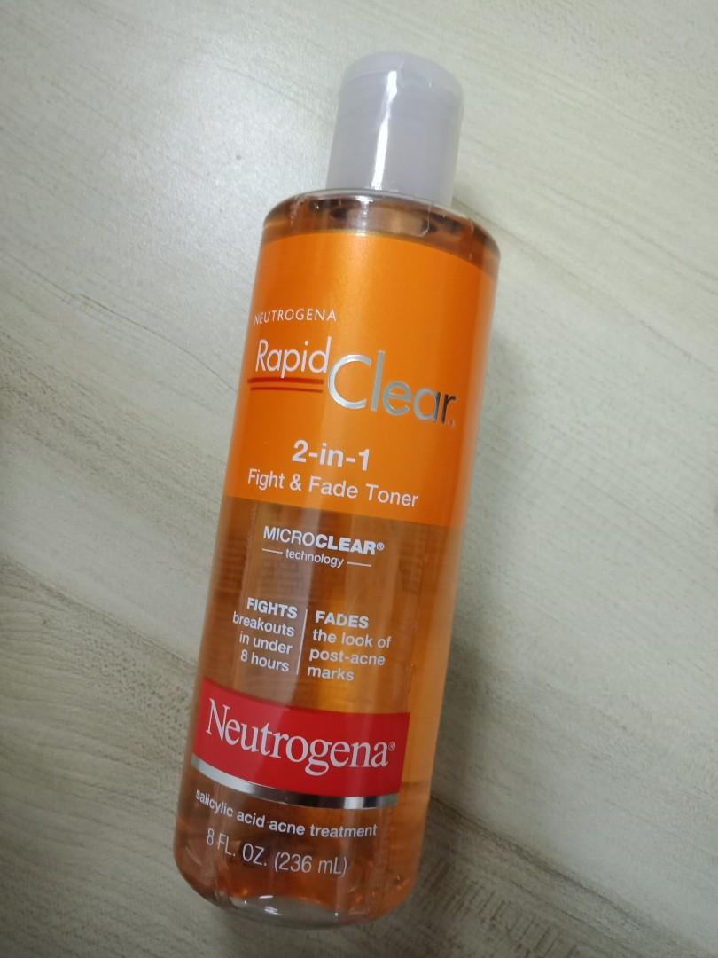 neutrogena rapid 2 in 1 toner