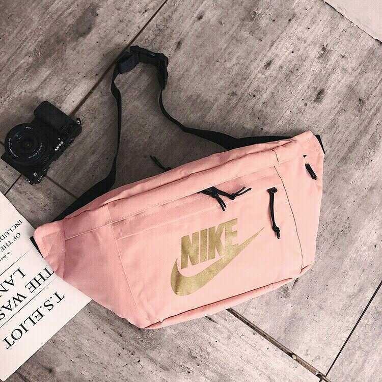Nike tech hip pack rose gold top