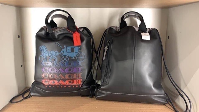 Coach terrain outlet drawstring backpack