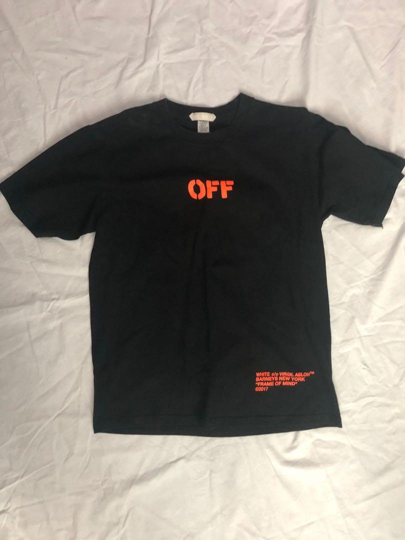 Off white x VLONE black tee shirt Men s Fashion Tops Sets