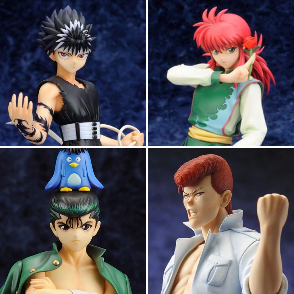 Ohtoys 壽屋artfx J 幽遊白書1 8 藏馬飛影幽助桑原全4款goodsmile 黏土人 玩具 遊戲類 玩具 Carousell