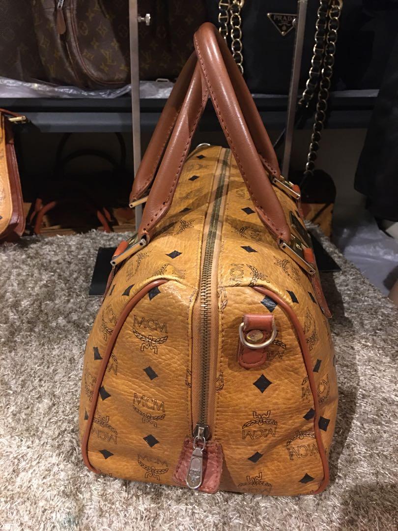 MCM Brown Boston Hand Bag for Sale in Castro Valley, CA - OfferUp