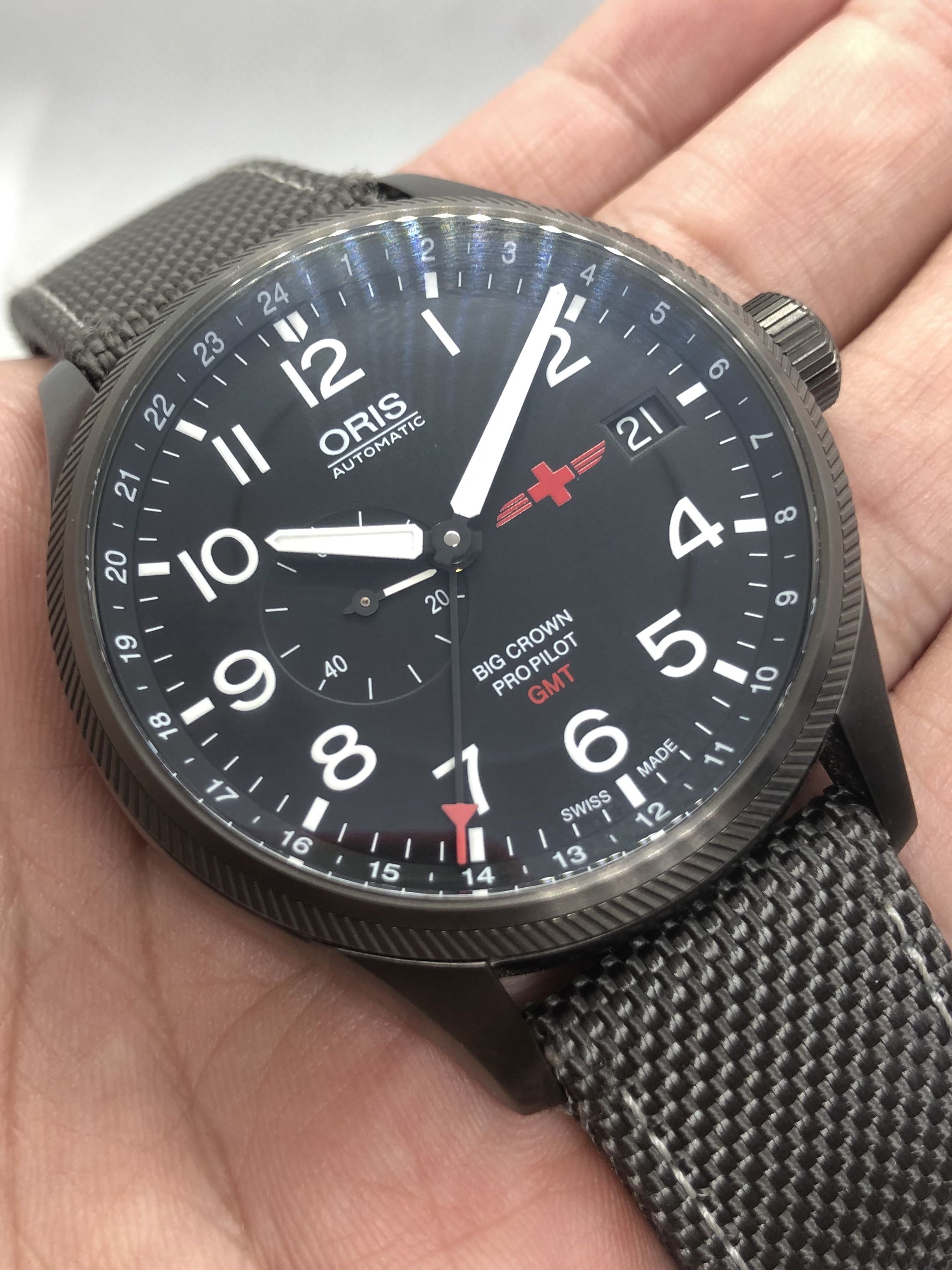 Oris big crown propilot gmt rega limited edition new arrivals