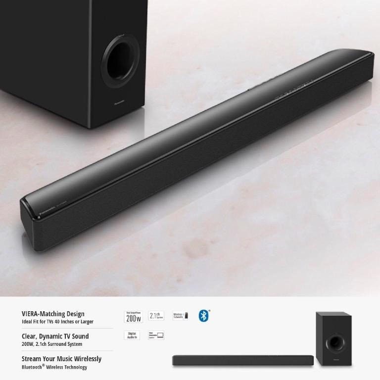 Panasonic Soundbar SC-HTB488 with wireless Audio, Soundbars, Amplifiers on Carousell