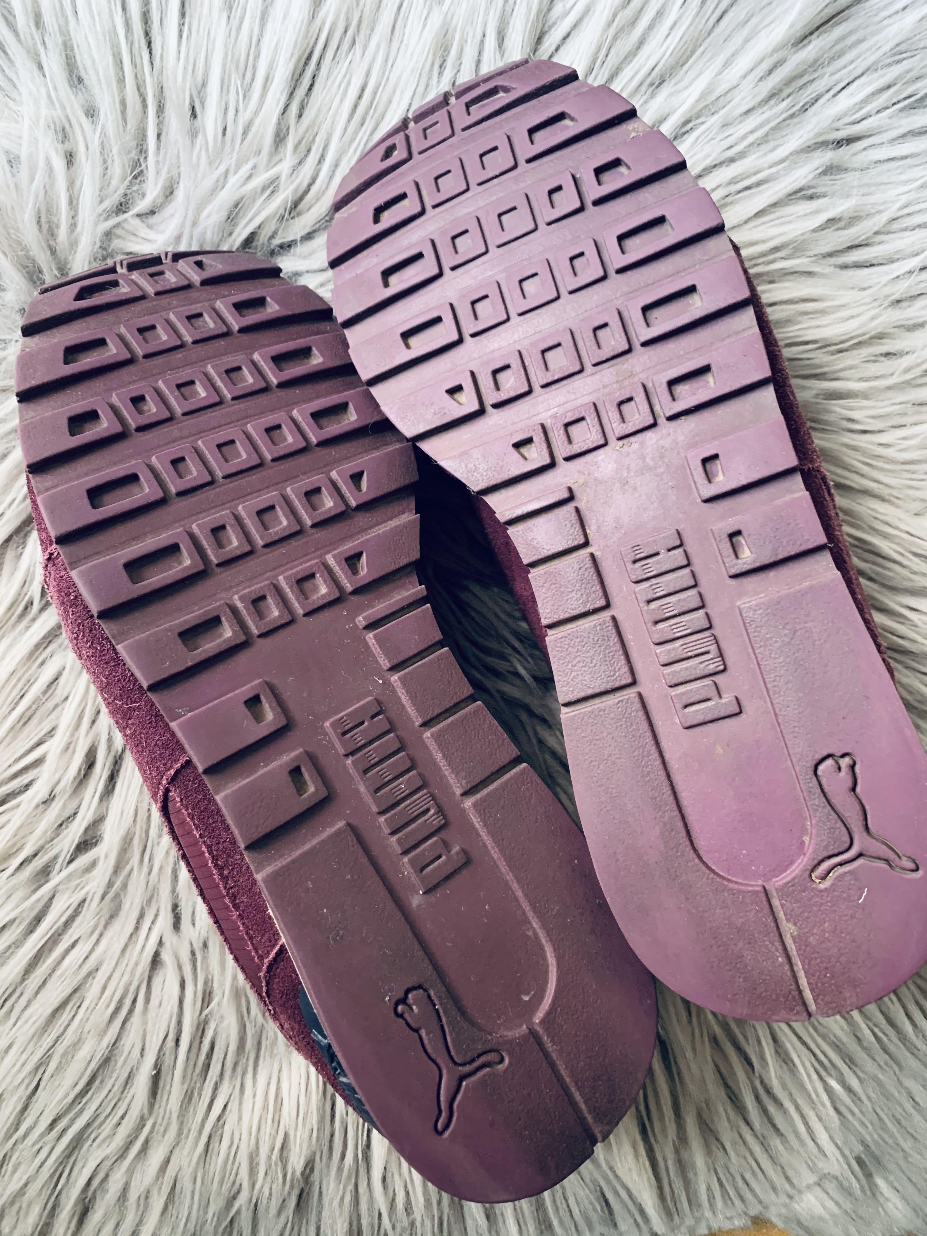 PUMA ST RUNNER SD KIDS (Category: Sneakers) located in Quezon City. Submitted by gprof (Listing ID 1069144748, Image 3). Description: Color/s: PURPLE Design: SWEDE Detail/s: RUBBER SHOES Condition: USED A FEW TIMES AND DURING A TRIP. PLEASE MANAGE EXPECTATIONS FOR BARELY USED/USED ITEMS. SHOES ARE COMFORTABLE. SOLES ARE IN TACT. NEEDS BRUSHING/CLEANING. 4.5C / 36 Women Original Price: Around $29.99 BOUGHT FROM 6PM.COM IN THE US. .