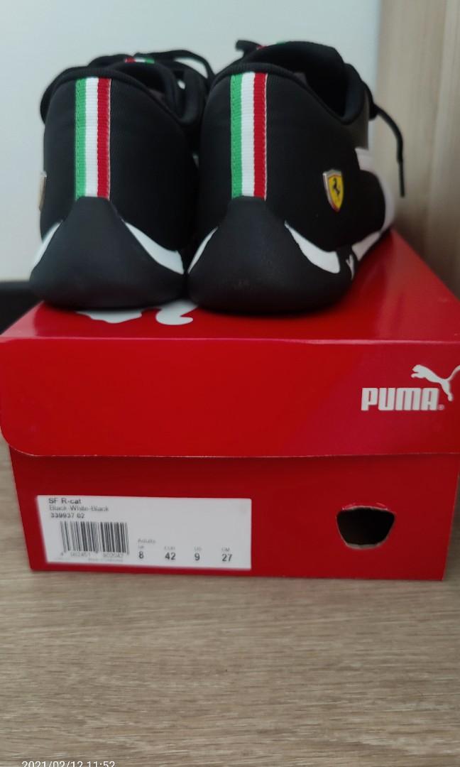 Puma Scuderia Ferrari R Cat Trainers Men s Fashion Footwear Sneakers on Carousell
