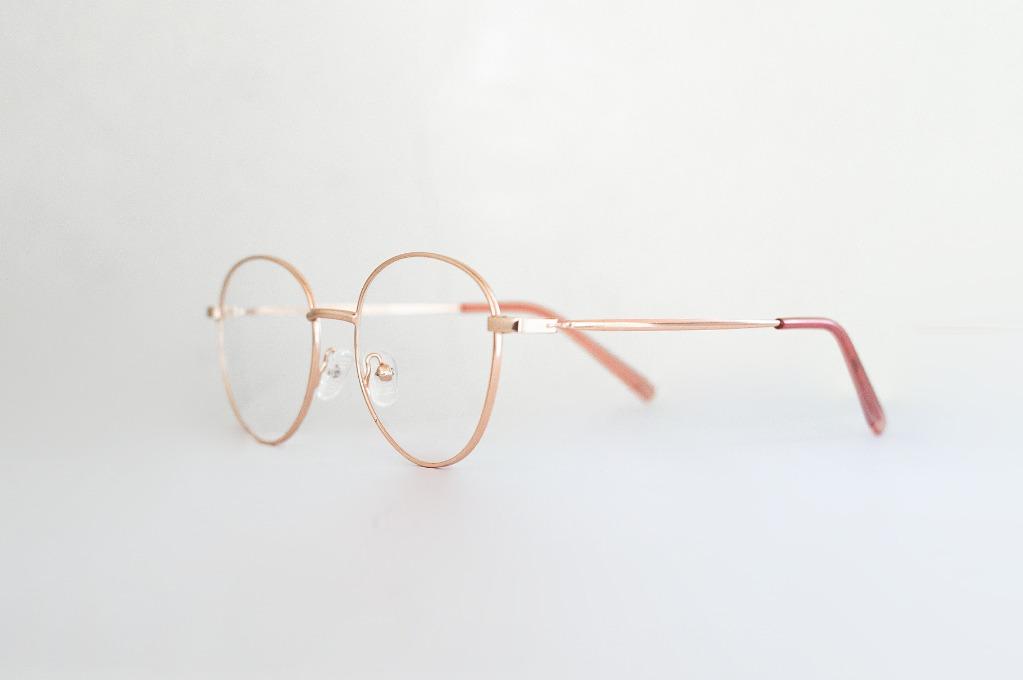 Rose gold eyeglasses frames best sale