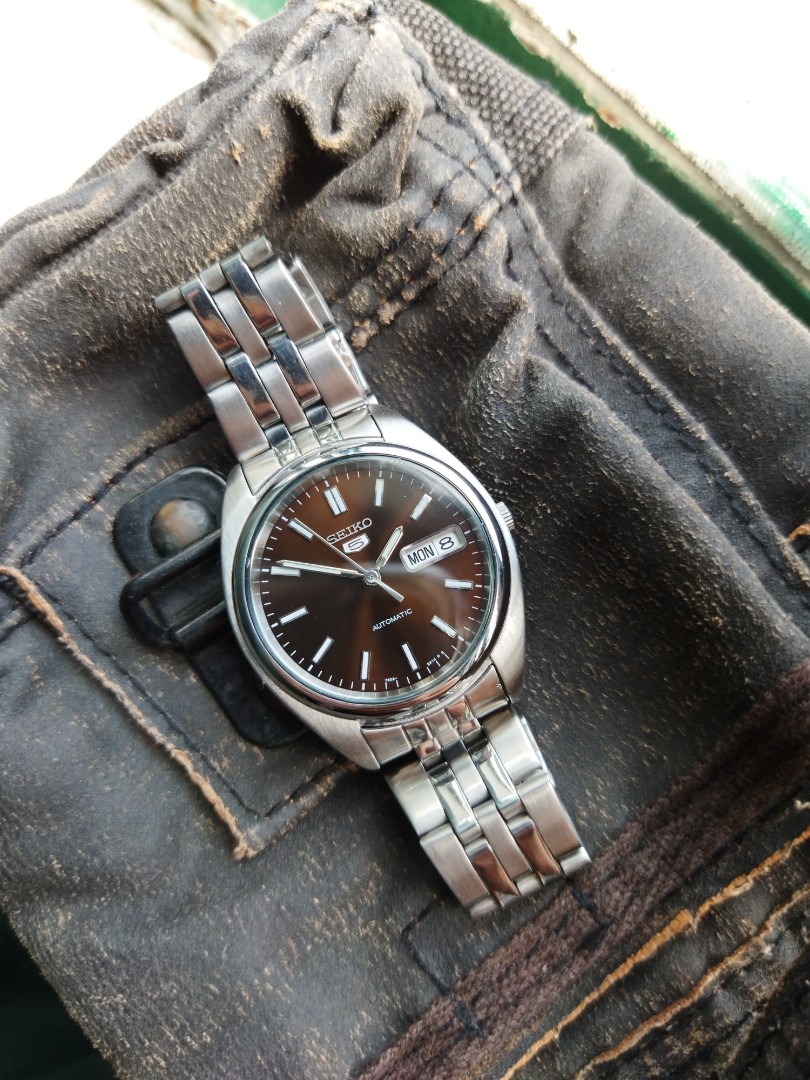 Seiko SNXA13 Brown Sunburst Dial Rare