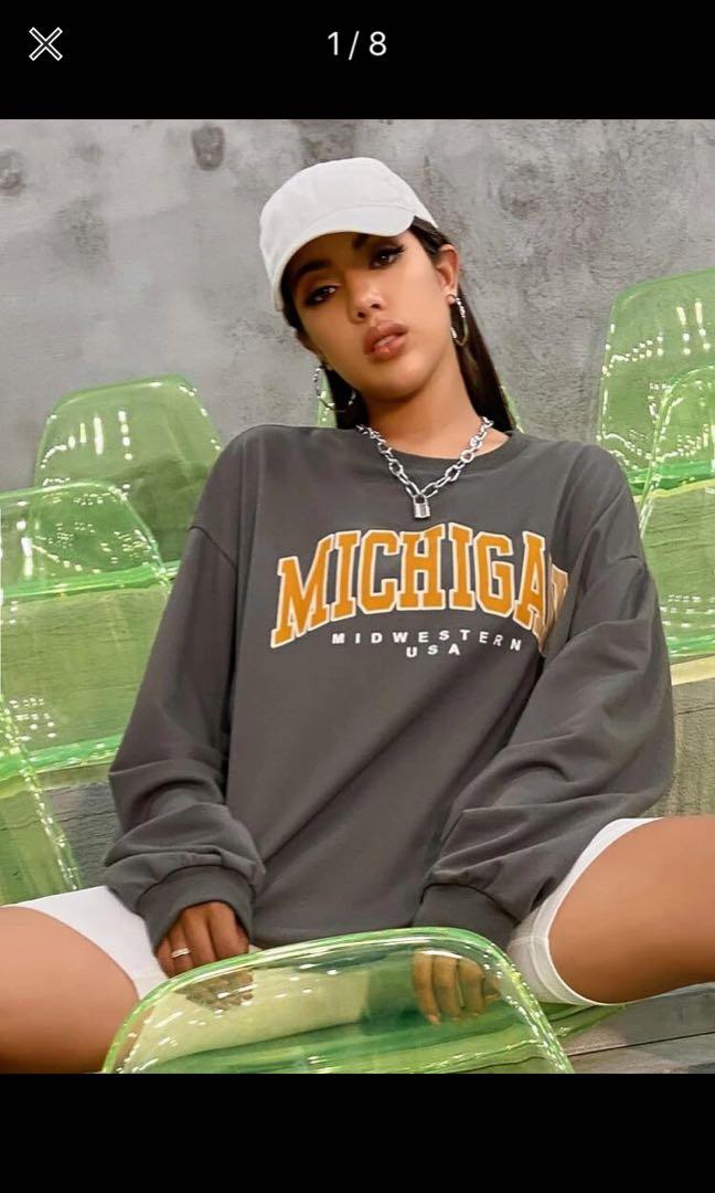 SHEIN grey oversized sweater, Women's 