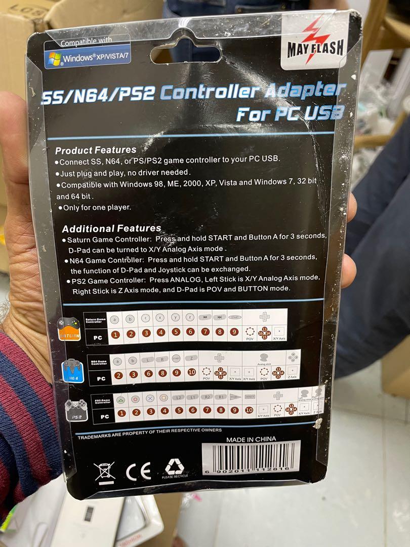Ss N64 Ps2 Controller Adapter For Pc Usb 電子產品 電腦 平板電腦 Carousell Ss N64 Ps2 Controller Adapter For Pc Usb 電子產品 電腦 平板電腦 Carousell