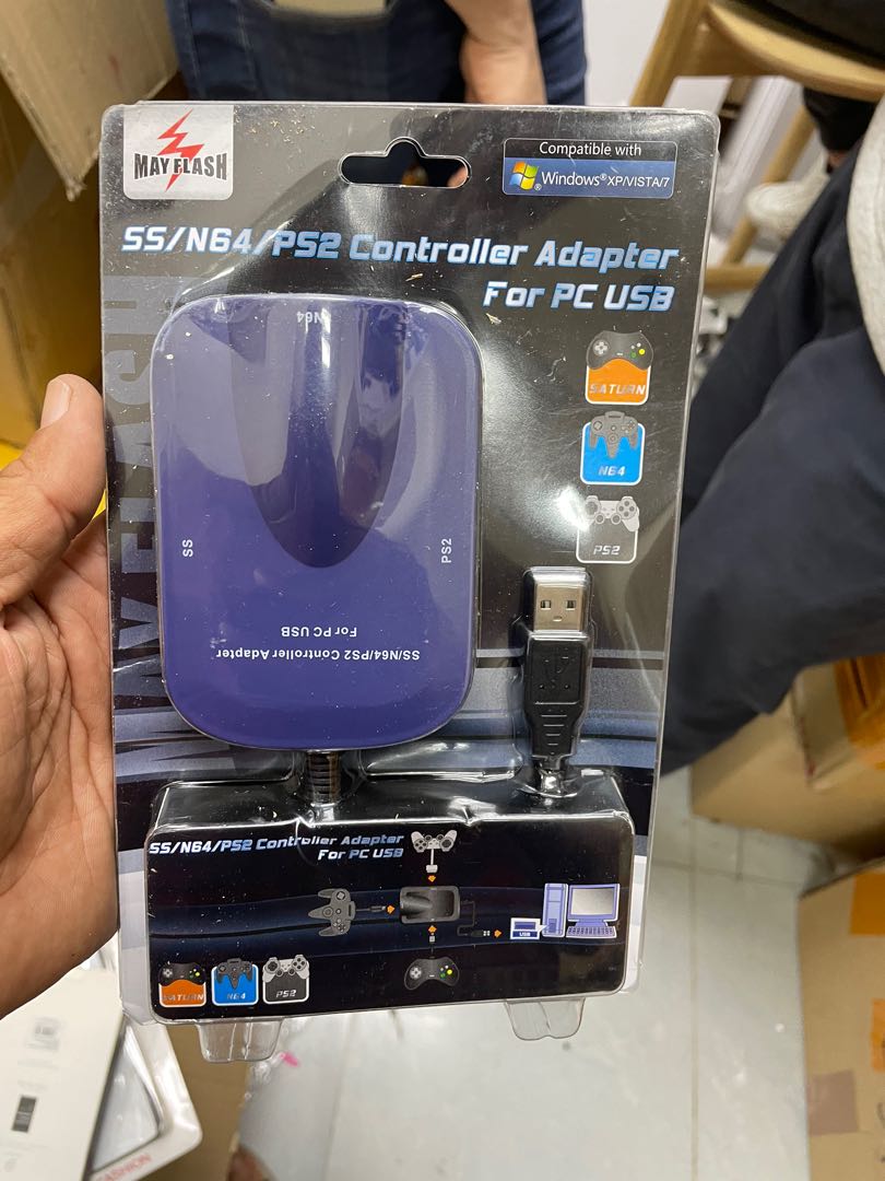 Ss N64 Ps2 Controller Adapter For Pc Usb 手提電話 電話 平板電腦配件 其他電子周邊配件及產品 Carousell