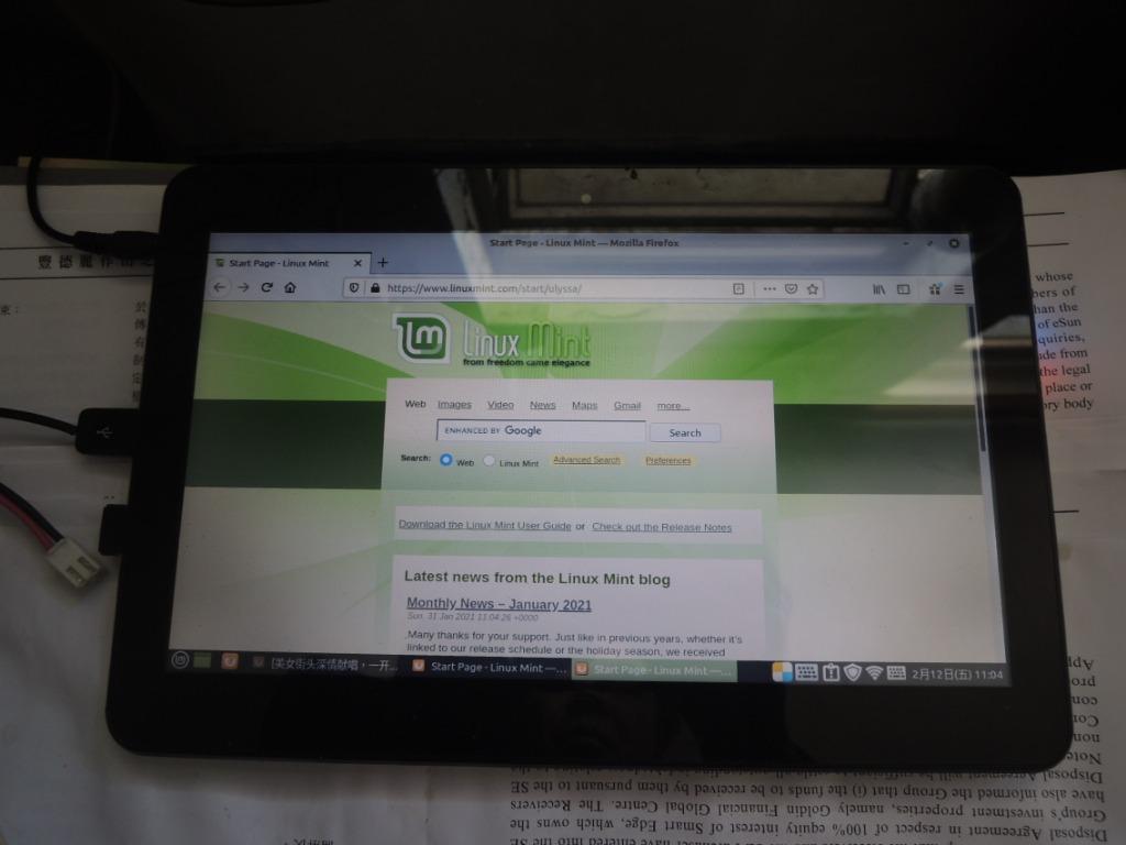 tablet pc 10寸平板電腦可裝window 或android linux 可直接用網線上網
