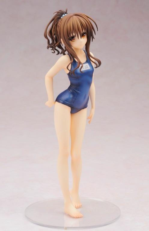 To Love-Ru Darkness Yuuki Mikan Yellow Swimsuit Anime Figure PVC Toy Doll No Box 