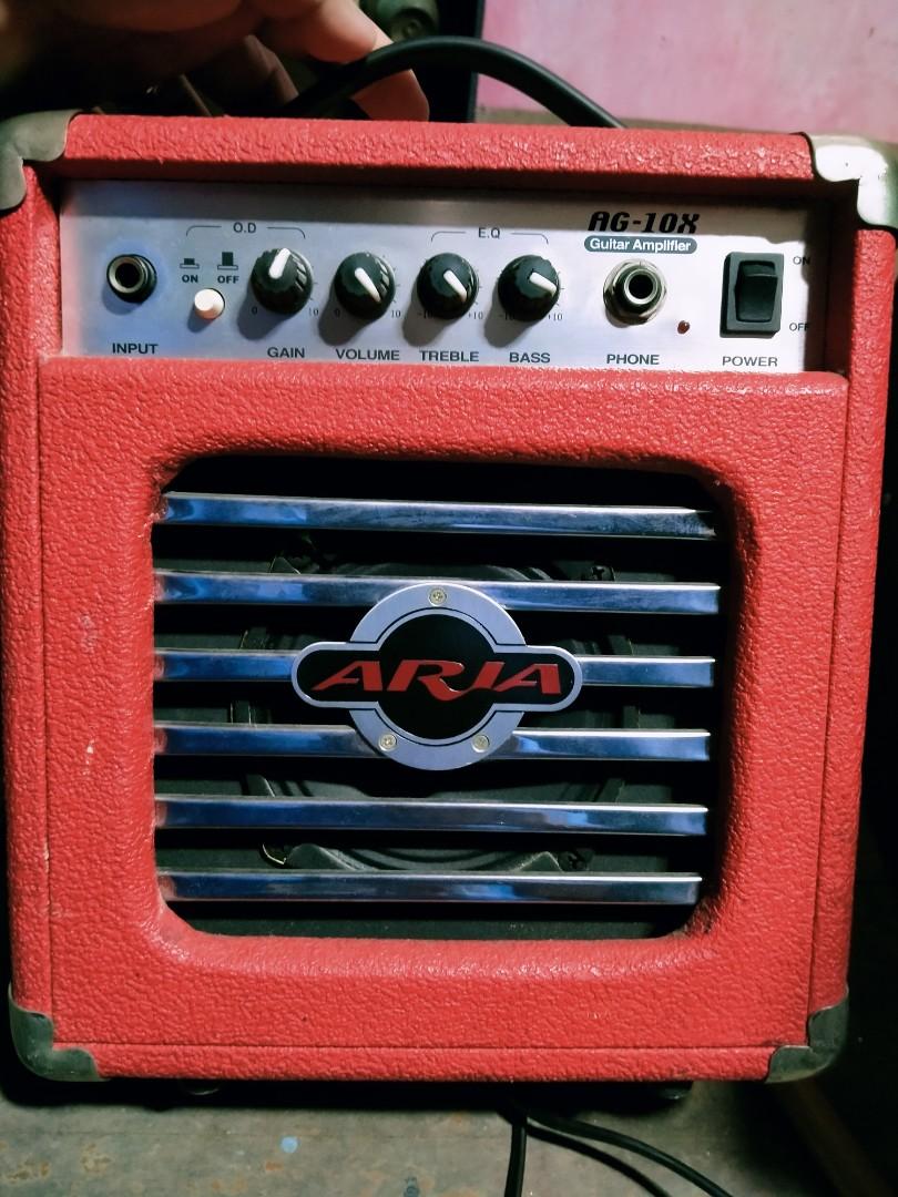 Used Vintage Aria Ag 10x Guitar Amplifier 10watts 110volts Hobbies Toys Music Media Cds Dvds On Carousell