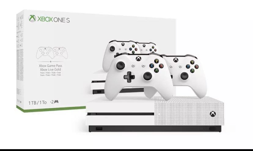 xbox one s 1tb dual controller console