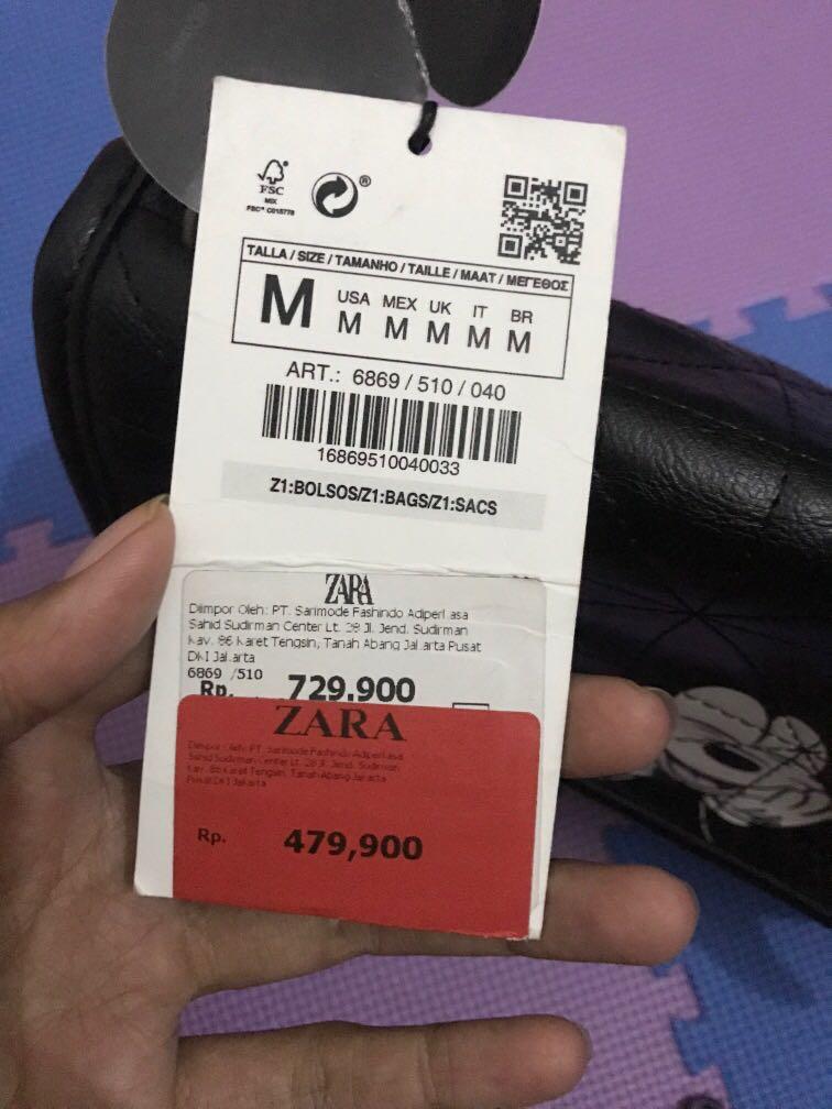 Zara Mickey Sling Bag Ori