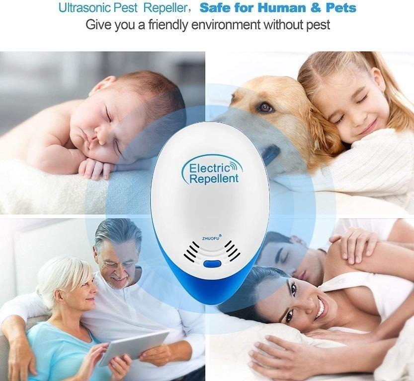 Zhuofu Ultrasonic Pest Repeller 2019 Pest Control Set Of 2 Packs Electronic Plug In Repellent Indoor For Flea Insects Mosquitoes Mice Spiders Ants Rats Roaches Bugs Non Toxic Humans Pets Safe Electronics Others On Carousell