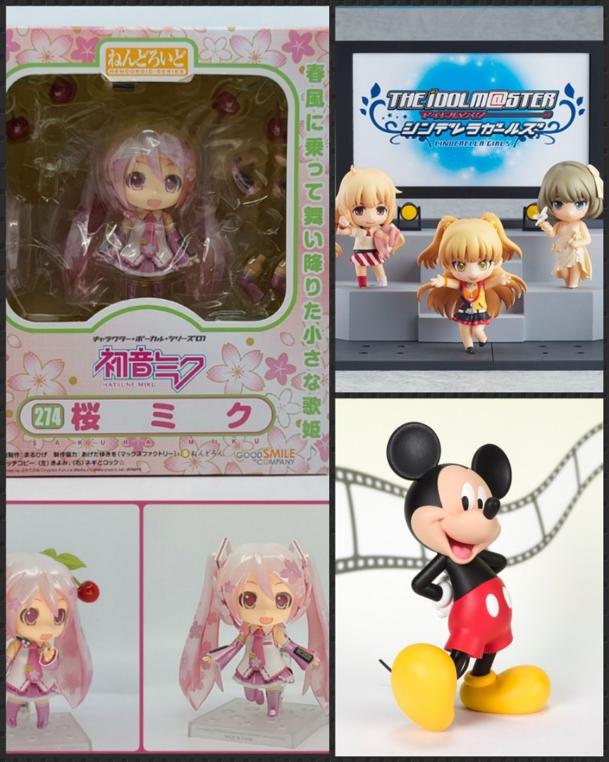 新年福袋 全新 3盒 Wf 限定黏土人nendoroid 274 櫻初音 Nendoroid Petit Cinderella Girls Live Stage Set Figuarts Zero Mickey Mouse 米奇老鼠 玩具 遊戲類 玩具 Carousell