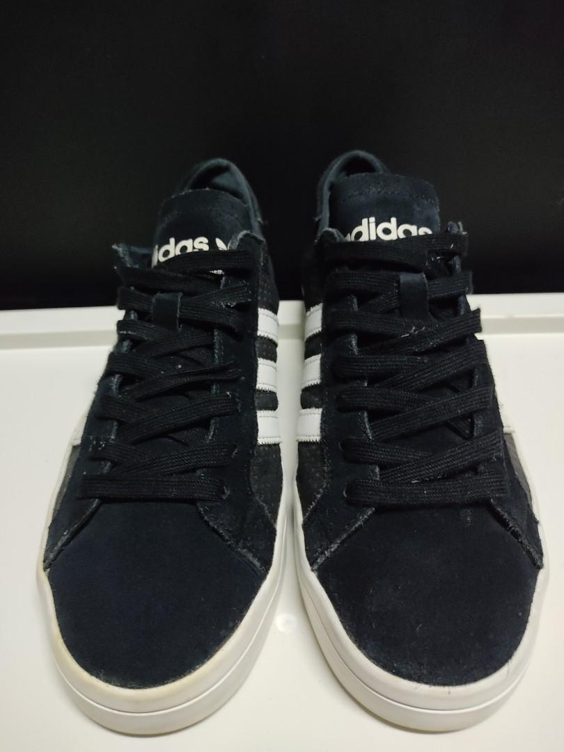 Adidas court vantage black suede new arrivals