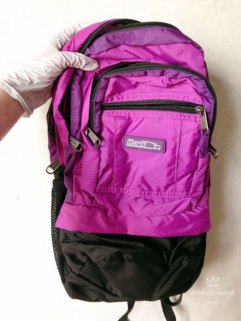 Hawk bag black and violet clearance