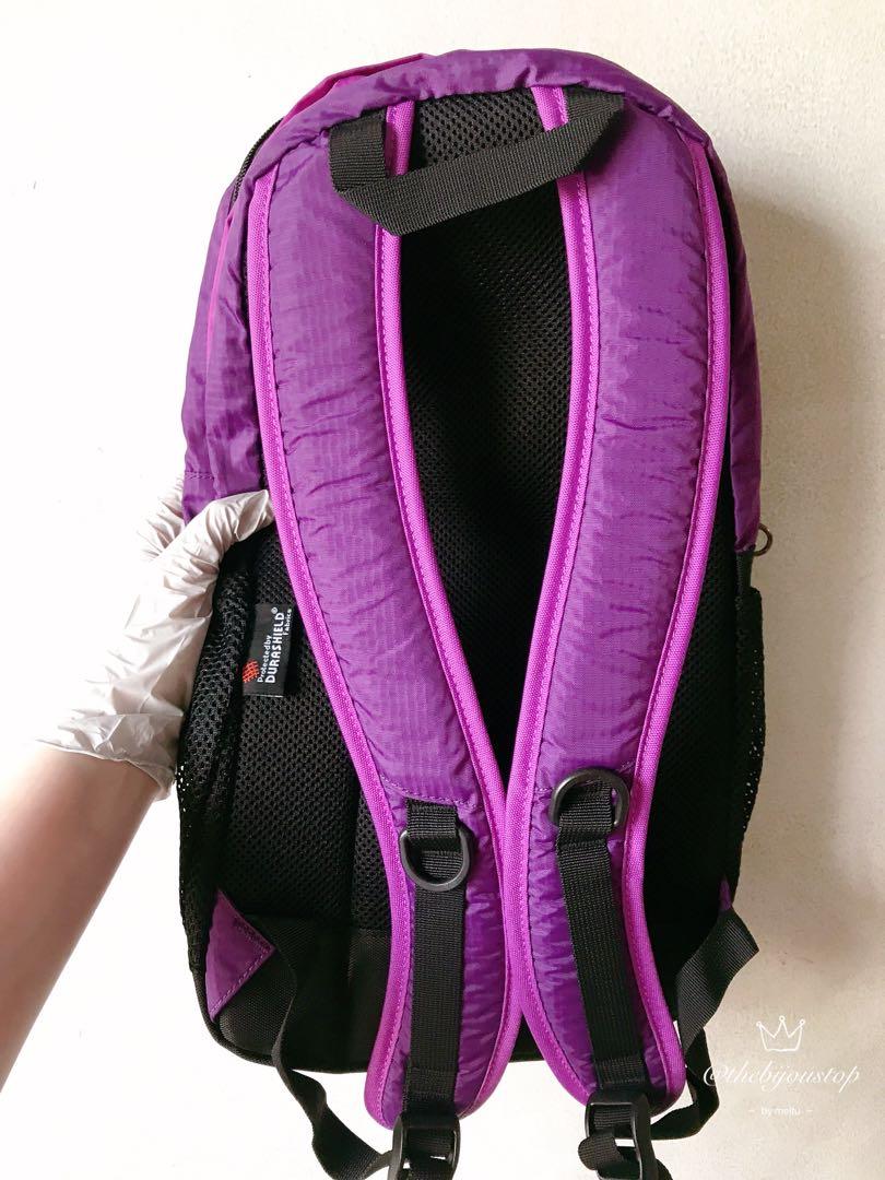 Hawk bag black and violet top