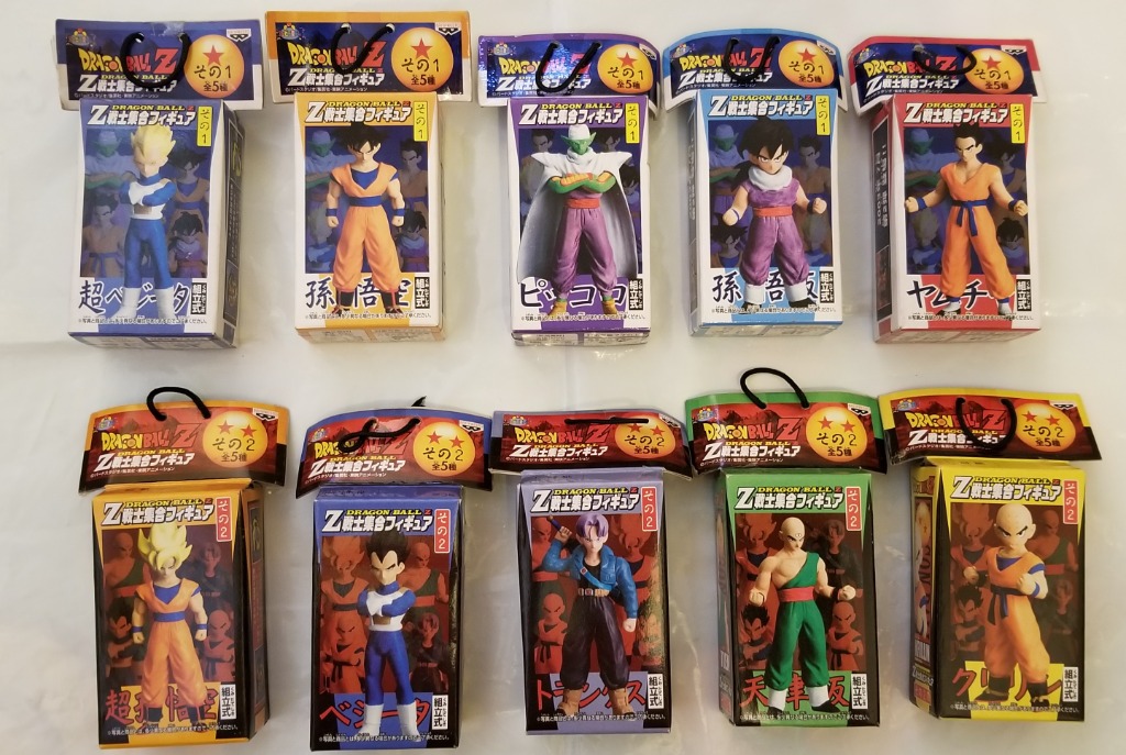 Banpresto 眼鏡廠龍珠z Dragon Ball Z Z戰士集合組立式企立篇超級撒亞人孫悟空比達杜拉格斯魔童孫悟飯無閑阿樂天津飯