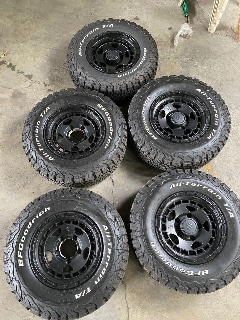 Bfg K02 And Dp Offroad For Jimny 235 75 15 Car Parts Accessories Mags And Tires On Carousell