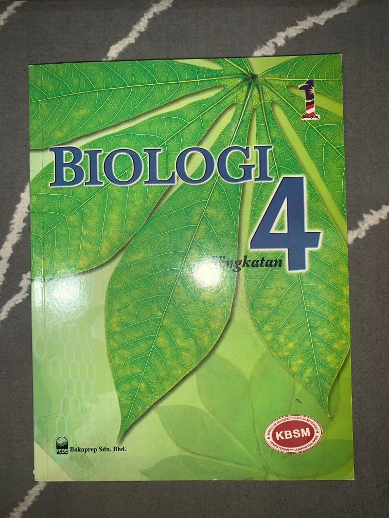 Buku Teks Biologi Tingkatan 4  Buku Teks Biologi Tingkatan 4 Kssm