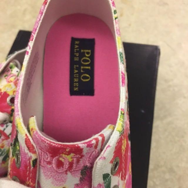 Ralph lauren on sale pink shoes