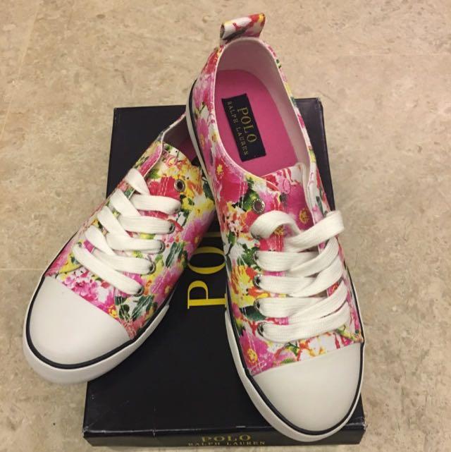 Ralph lauren slip discount on sneakers womens