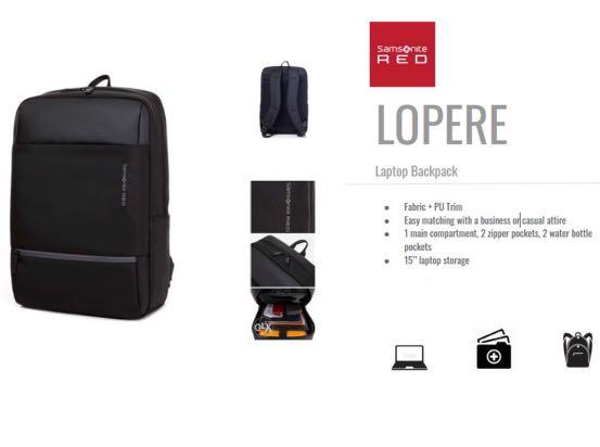 samsonite red lopere