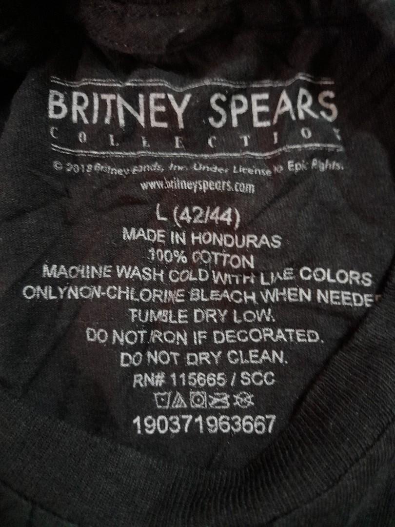 Britney Spears (Category: Tshirts & Polo Shirts) located in Shah Alam. Submitted by paniali (Listing ID 1069177244, Image 3). Description: Britney Spears Pit 21/27 copy right 2018 condition 9.8/10 COD kawasan Kepong Jinjang utara KL www.wasap.my/0123695253.