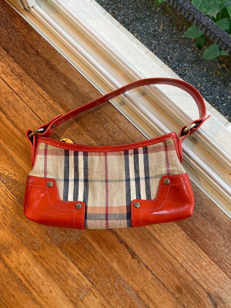 VINTAGE BURBERRY MINI POCHETTE HANDBAG, Women's Fashion, Bags & Wallets,  Purses & Pouches on Carousell