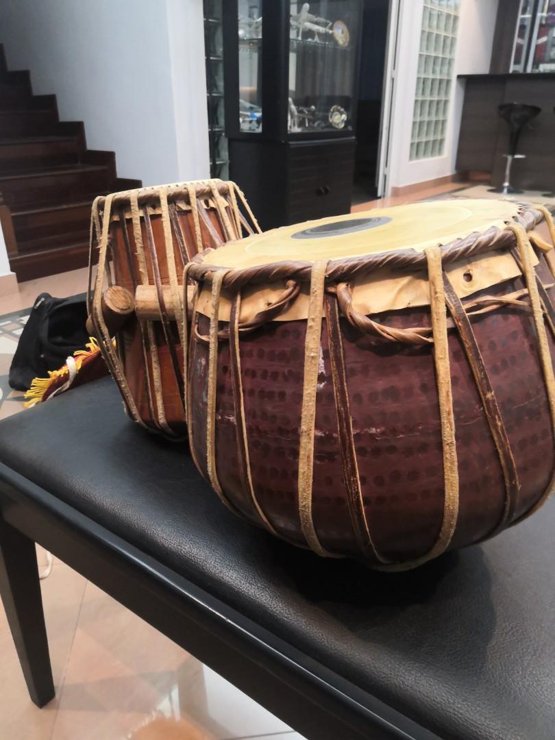 Copper shop tabla set