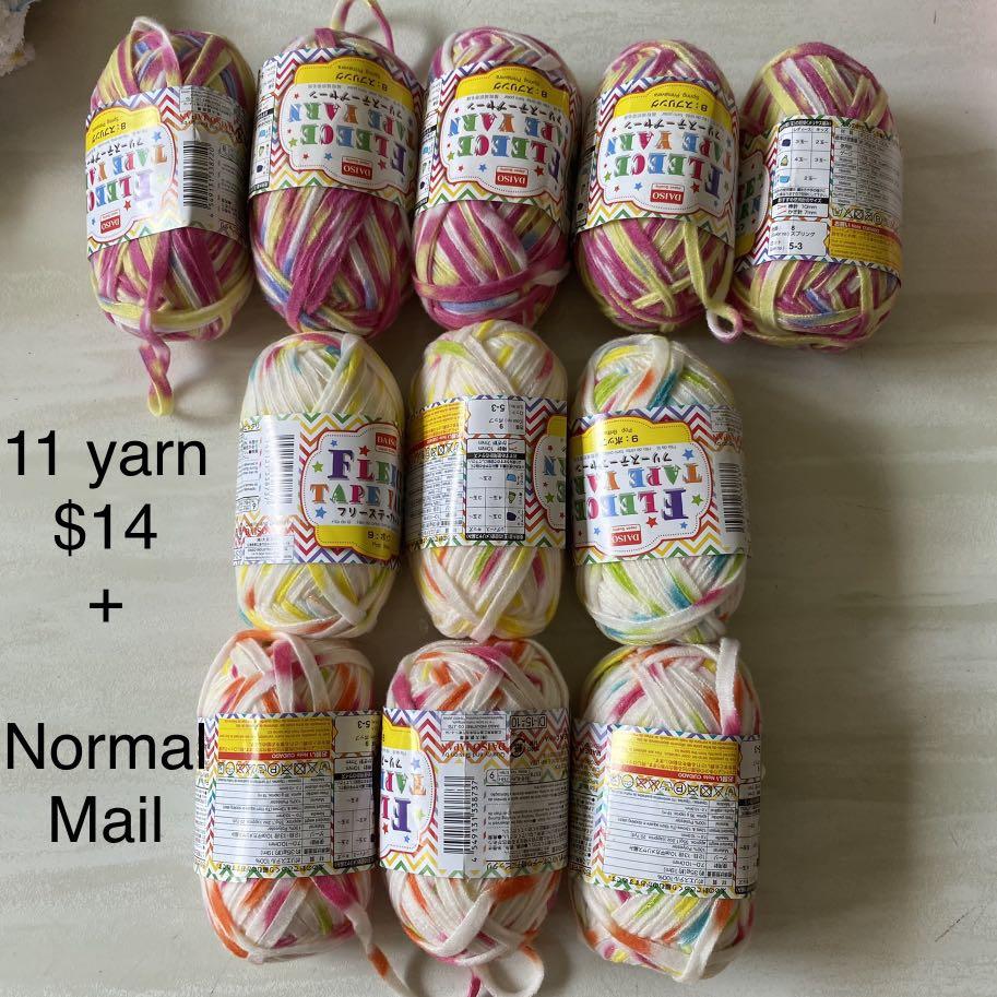 Daiso Yarns / knitting, Everything Else on Carousell