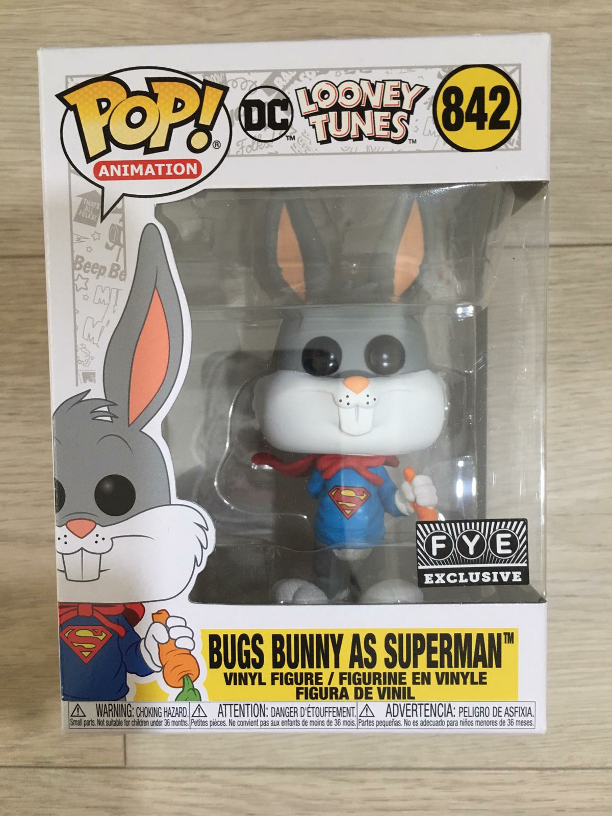 bugs bunny as superman funko pop