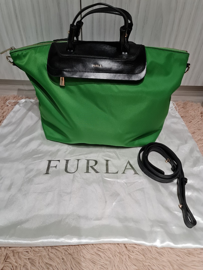 Furla Pop Nylon Top Handle Crossbody Bag Luxury Bags Wallets