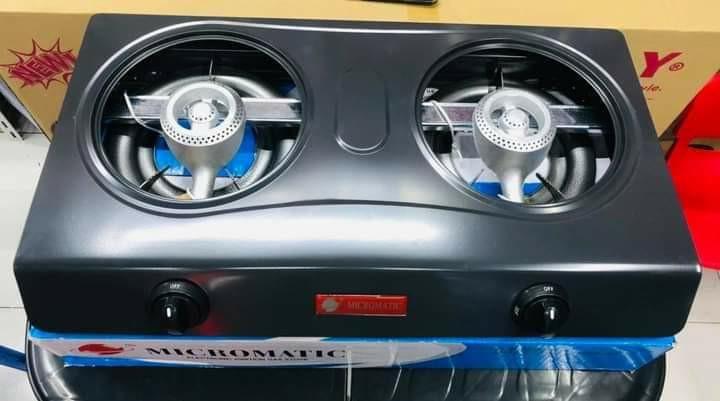 GAS STOVE (Category: Cookware & Accessories) located in Pasig City. Submitted by meanntamayo (Listing ID 1069305014, Image 1). Description: PRE-ORDER (zo) 🔸️Product: Double burner gas stove (matte) 🔸️High Quality !! 💸1,500.