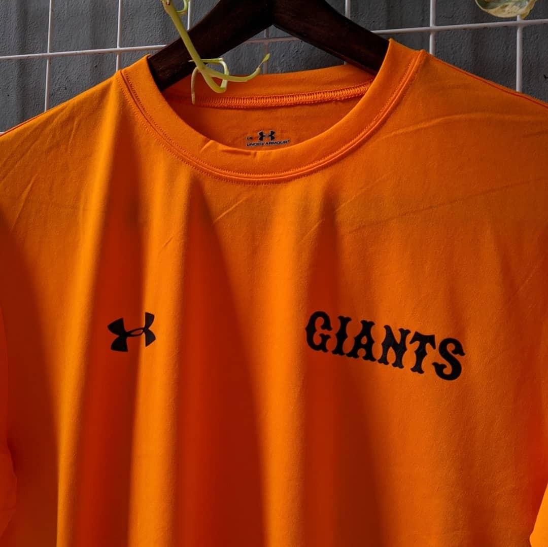 Giant Under Armour Jersey Kaos Tshirt baseball mlb Yankees redsox nhl nfl