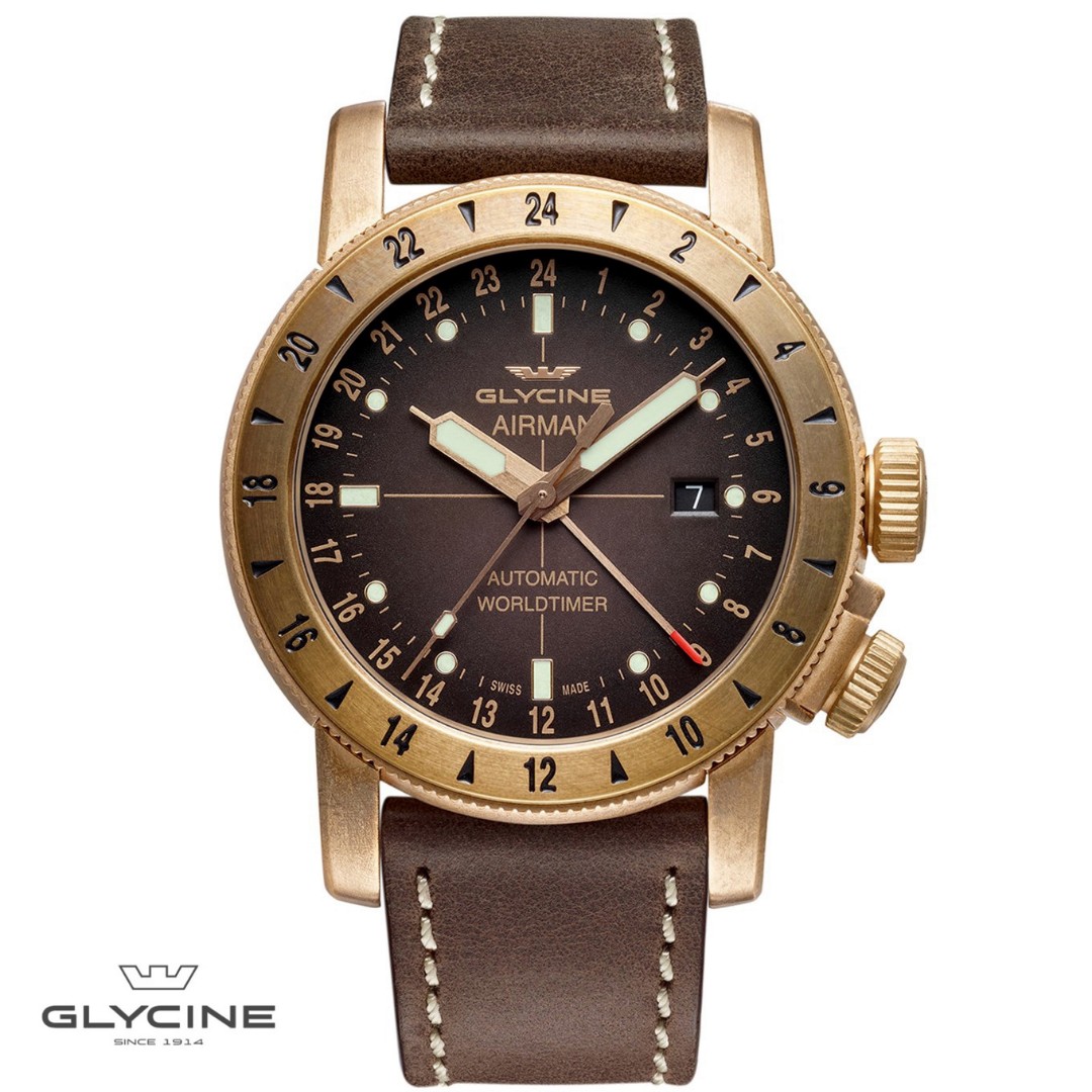 Glycine airman airfighter skeleton automatic watch online