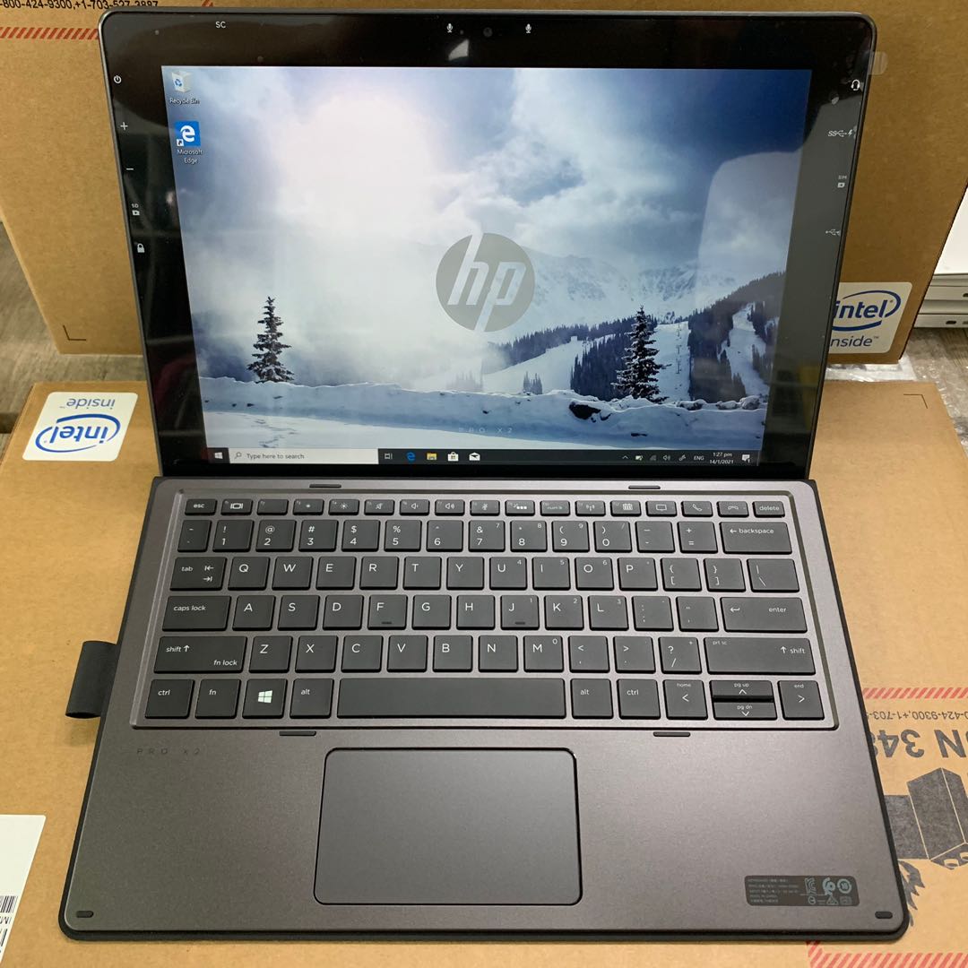 hp pro x2 612 g2 tablet pc built sim lte intel core i5 7y54 cpu 1 2 ghz 8 gb 256 gb ssd 12 fhd wuxga uwva ultra slim touch screen 1920