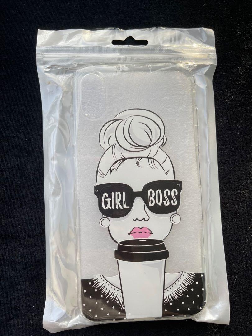iPhone XS Max Cases and Screen Protector (Category: iPhone X Series) located in Quezon City. Submitted by theveescloset (Listing ID 1069245887, Image 3). Description: Brand New and Unused iPhone XS Max Accessories 1 x Tortoise Shell - Php 250 1 x Girl Boss - P250 1 x Full Cover Glass Screen Protector - P200 Take all for Php 450 RFS : Phone Upgrade (these were delivered after I changed my phone).