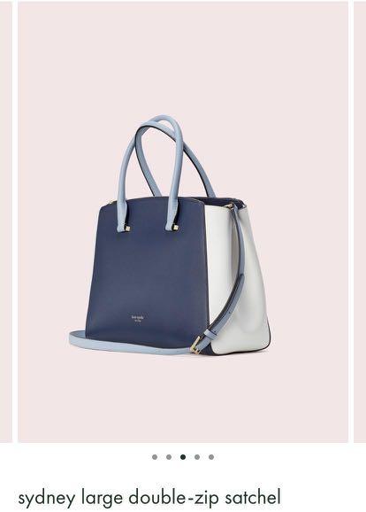 Kate spade sydney large double zip satchel online