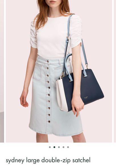Kate spade sydney hotsell double zip satchel