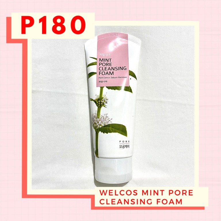mint pore cleansing foam
