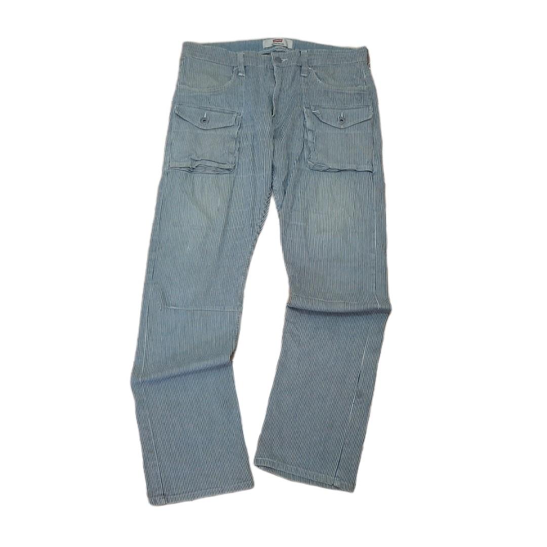 Levis Bush Pants Hickory Stripe Pattern 