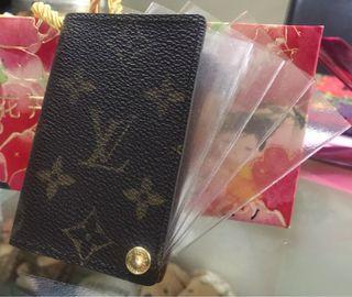 Carrot Zip Zipper Pouch lv orange coin purse card holder case Louis logo  monogram BTS keychain clutch vuitton