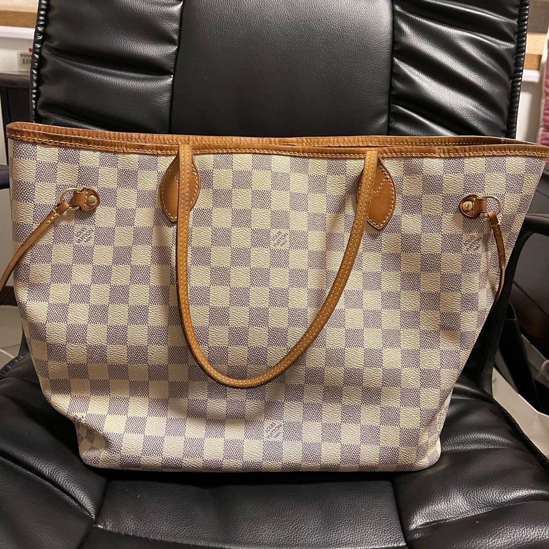 Neverfull MM size (azure), Luxury, Bags & Wallets on Carousell