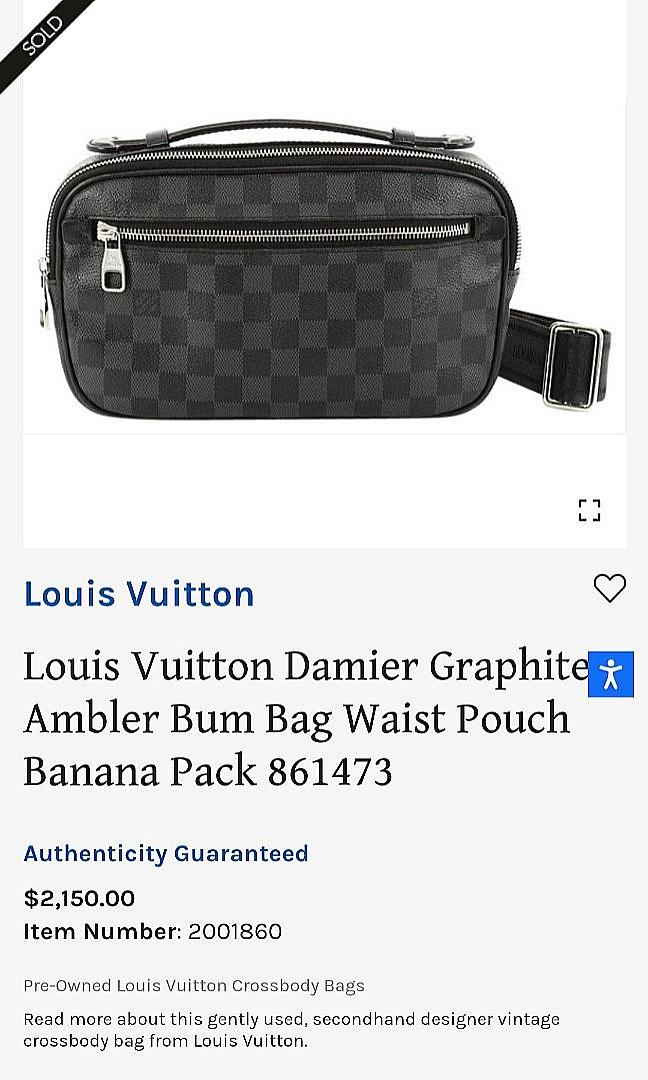 Riñonera Louis Vuitton Ambler Graphite